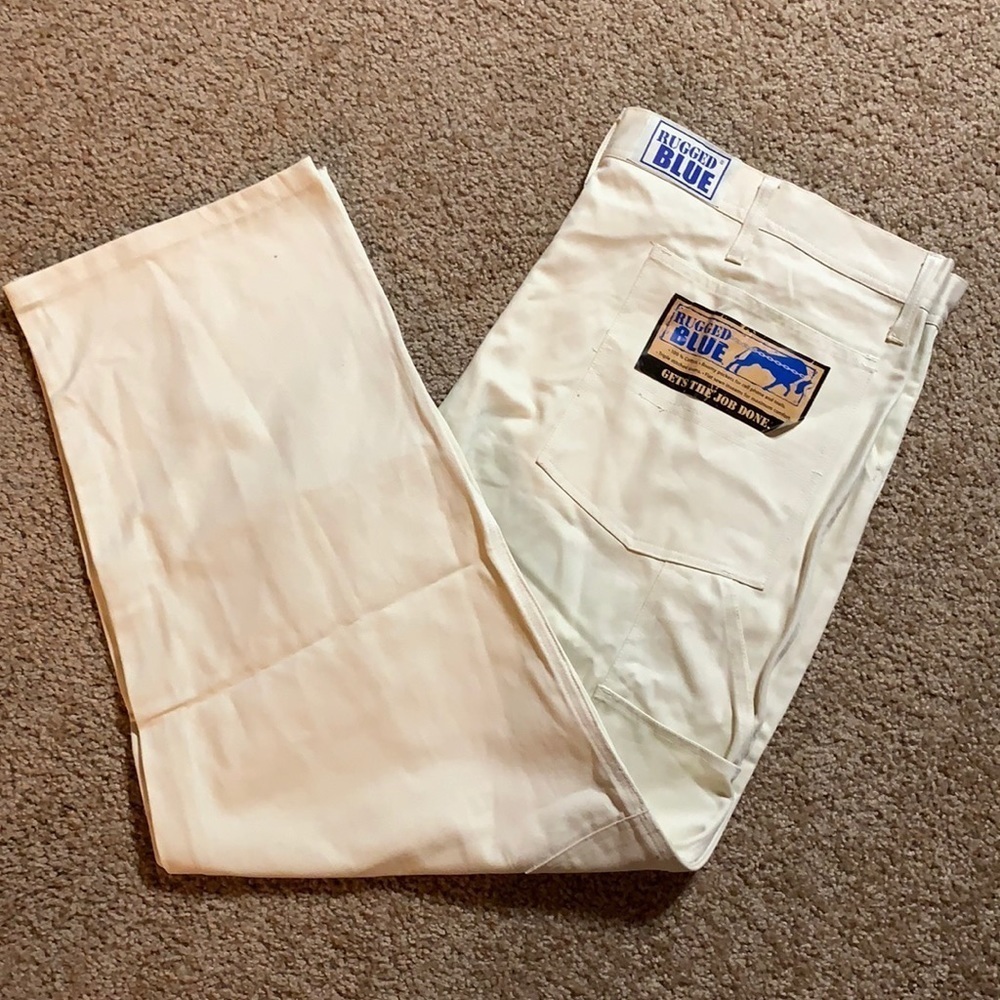 Men’s Rugged Blue Carpenters Pants new w/o tags reduced shipping